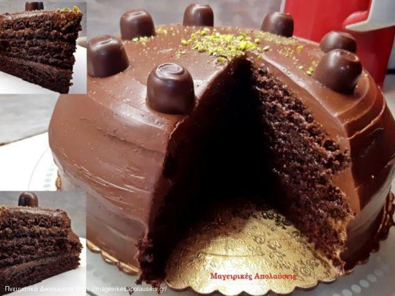 Κέικ σοκολάτας χωρίς μίξερ εύκολο και ζουμερό